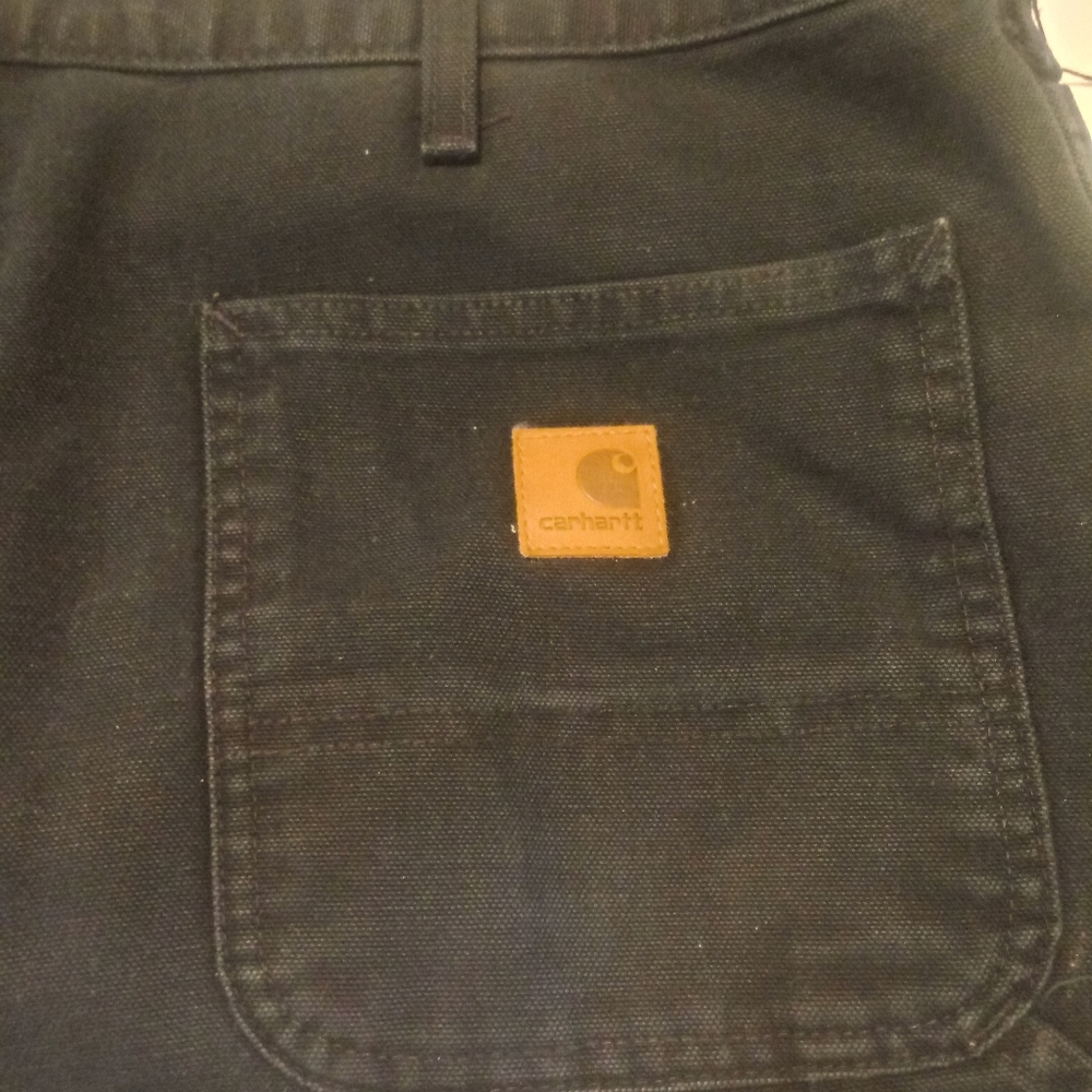 Carhartt flannel lined carpenter pants 38x…